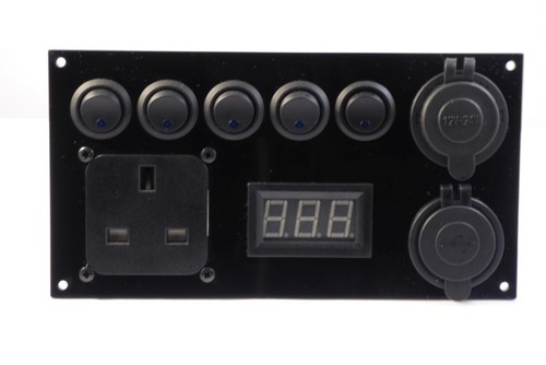 Camper switch panel 12v 240v - switch,