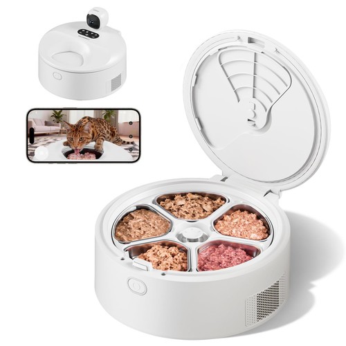 Automatic cat feeder - cat,