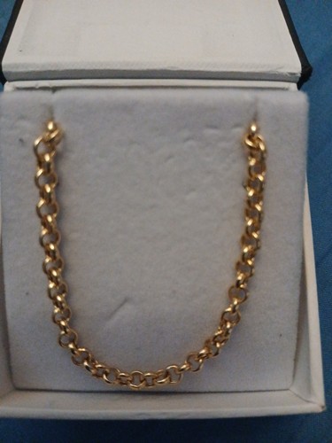 9ct belcher link chain - 9ct,