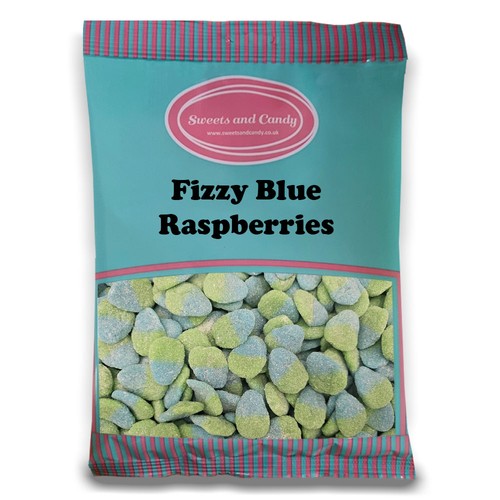 Fizzy blue raspberries 1kg - blue,