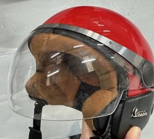 Vespa Vintage Red Helmet
