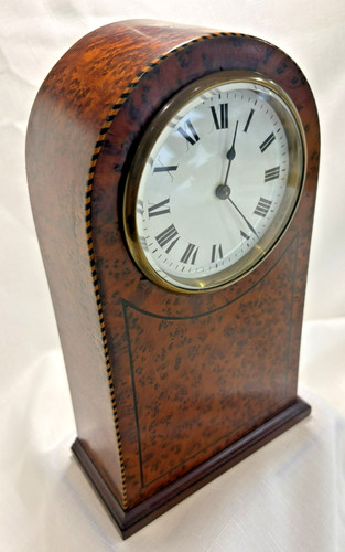 Edwardian burr walnut - walnut, dome