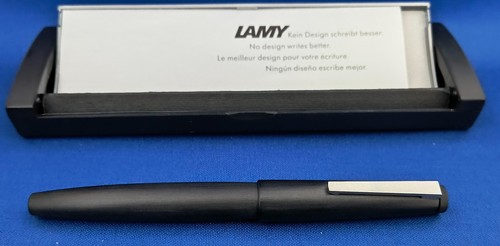 Lamy 2000 black rollerball - black,