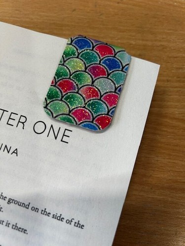 Handmade magnetic bookmark - handmade,