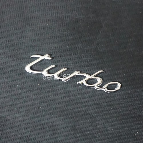 Chrome big silver turbo - 1x,