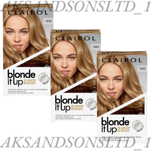 Clairol blonde permanent - blonde, up