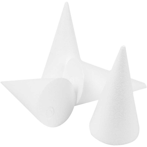 Polystyrene cone shapes - polystyrene,
