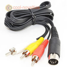 ATARI 800, 800XL,1200XL, 65XE & 130XE TV AV VIDEO CABLE / PHONO LEAD