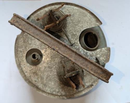 Vintage double wick paraffin - vintage,