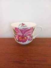 Roy Kirkham Cup Mug Orchids England Fine Bone China (B)  2002