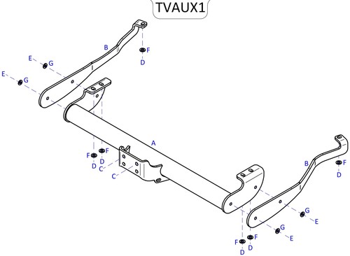 Towtrust fixed flange - fixed,