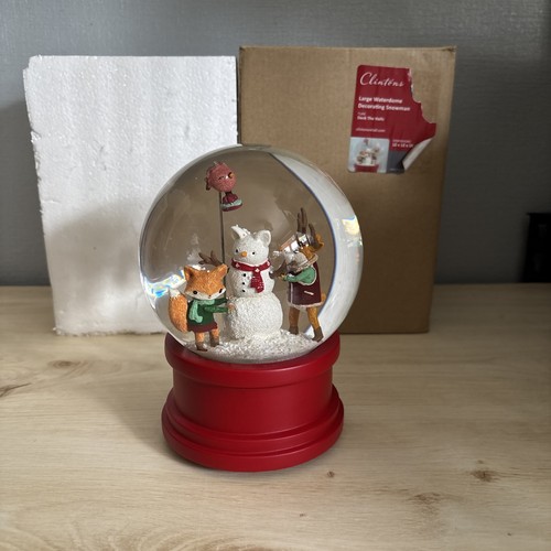 Clintons christmas snow globe - clintons,