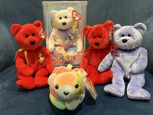 Beanie babies bears - beanie,