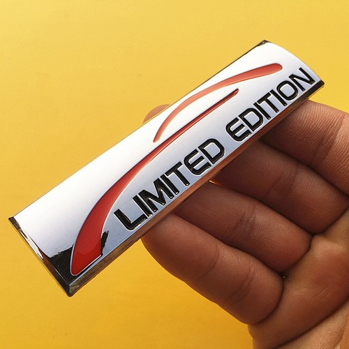 Limited edition car logo - 3d,