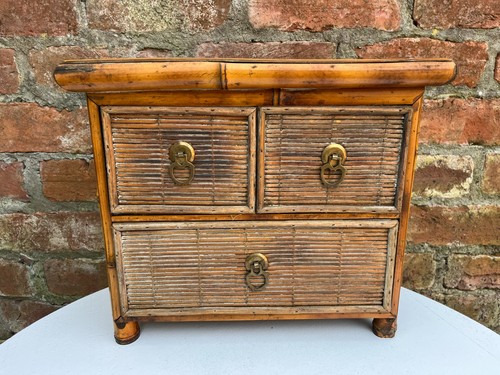 Vintage miniature bamboo - vintage,