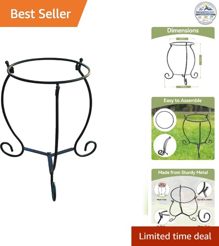 Metal gazing ball stand for - metal, 8