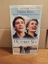 Vintage Vhs October Sky Universal Special Edition Variant 