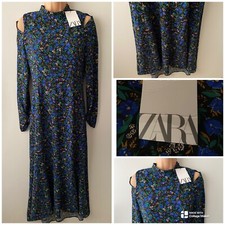 ZARA Dress Size M Floral Print
