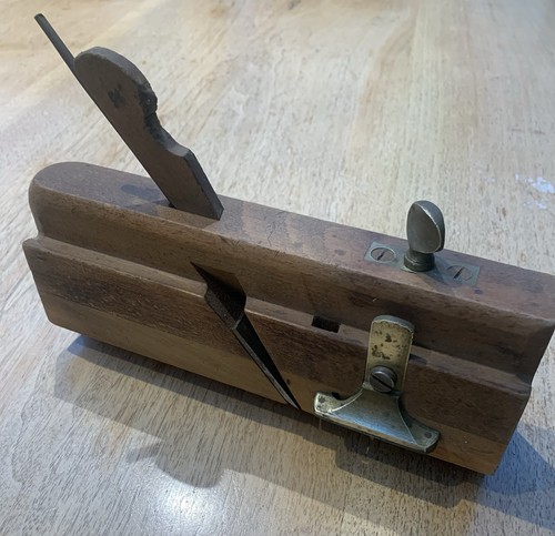 Wooden rebate plane - rebate,