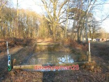 PHOTO  CROSS COUNTRY HORSE JUMP IN KNOCK WOOD  A CROSS COUNTRY COURSE FOR HORSES