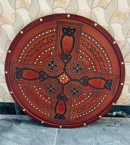Scottish targe wooden celtic - scottish,