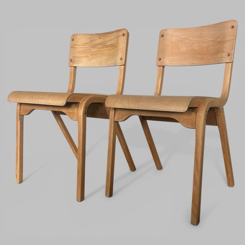 Pair bentwood stacking - of,