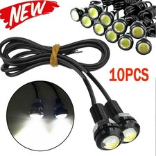 10pcs White LED Eagle Eye Light 12V 9W Daytime Running DRL Backup Car Rock Lamp