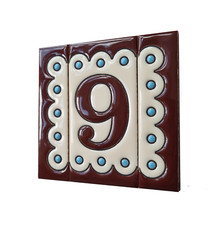 Hand-painted Ceramic Brown