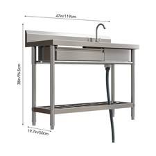 Stainless Steel Sink w/Drawer