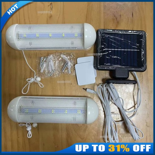 Solar power led shed - 2x,