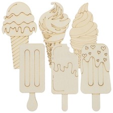 30 Pcs Unfinished Wood Cutouts