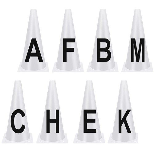 Letter dressage cones - letter,