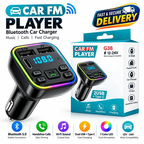 Bluetooth transmitter car - fm,