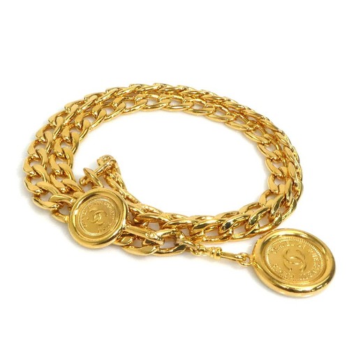 Auth chanel logo chain belt - logo,