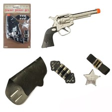 Cowboy Sheriff 5pc Set Toy Gun