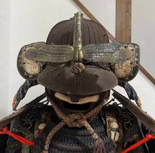 Samurai Armor Helmet Ornament Dragonfly Maedate Kabuto Fitting Samurai Warrior