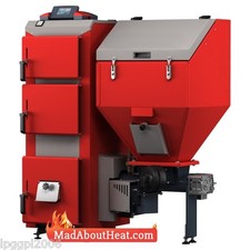 DPBi 35kw Wood Pellet and Biomass Boiler self ignition burn logs wood waste