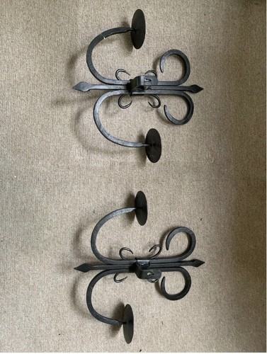 Vintage wrought iron wall - iron,