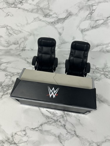 Wwe wrestling announcer table - announcer,