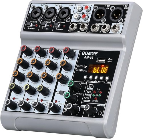 Bomge audio mixer sound board - bomge, mixer,