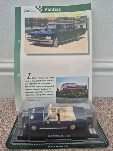 1964 pontiac gto diecast - 1/43,