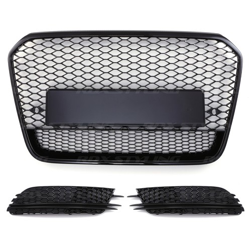 Gloss black front badgeless - black,