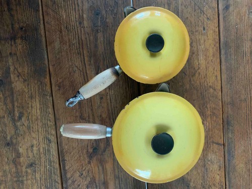 Creuset yellow cast - x, le
