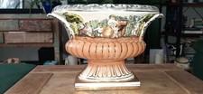 Alcobaca Portugal Angel Cherub Fruit Bowl Capodimonte Colorful 
