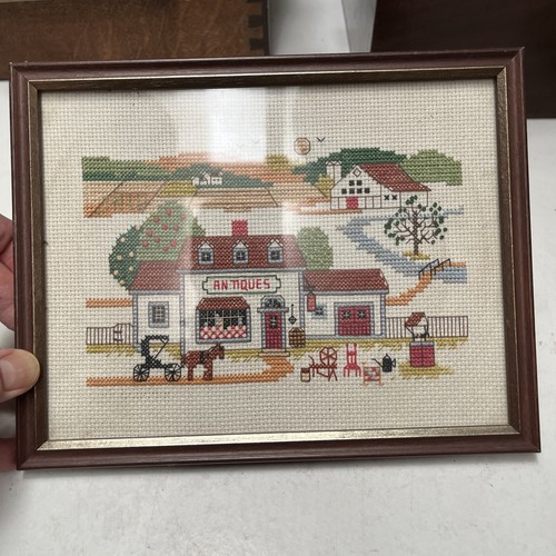 Vintage cross stitch antique - cross,