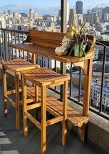 Outdoor Balcony Bar Set