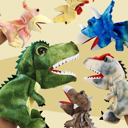 Plush hand puppet soft - soft, animal