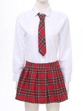 UK Women Pleated Mini Plaid