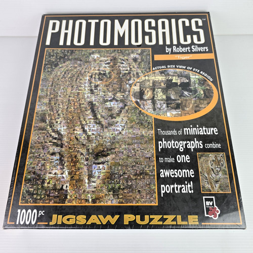 New photomosaics tiger jigsaw - photomosaics,