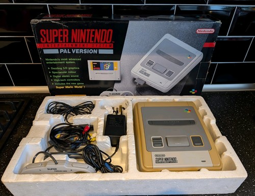 Boxed super nintendo - super, pal